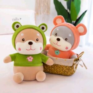 Flower Cap Dog Plush Stuffed Animal Soft Toy Stuffed Animal Plush Teddy Gift For Kids Girls Boys Love8821