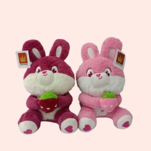 Strawberry Rabbit Std(x) Soft Toy Stuffed Animal Plush Teddy Gift For Kids Girls Boys Love9024