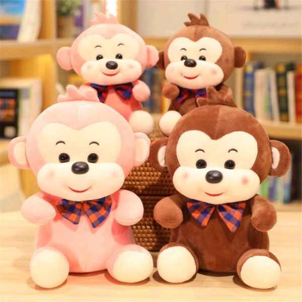 Tie Monkey Teddy Bear For Love Soft Toy Stuffed Animal Plush Teddy Gift For Kids Girls Boys Love9027