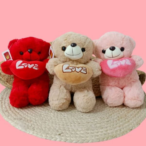 Heart Love Teddy Bear Soft Toy Stuffed Animal Plush Teddy Gift For Kids Girls Boys Love8862