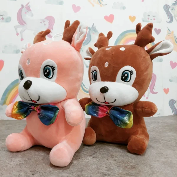 Ricky The Reindeer Stuffed Animal Soft Toy Soft Toy Stuffed Animal Plush Teddy Gift For Kids Girls Boys Love6270