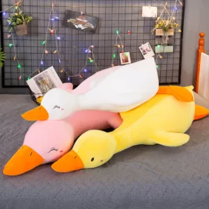 Sleeping Duck Soft Toy Stuffed Animal Plush Teddy Gift For Kids Girls Boys Love8431