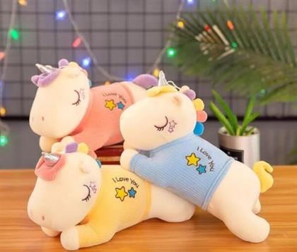 Sleeping Jacket Unicorn Soft Toy Stuffed Animal Plush Teddy Gift For Kids Girls Boys Love4481