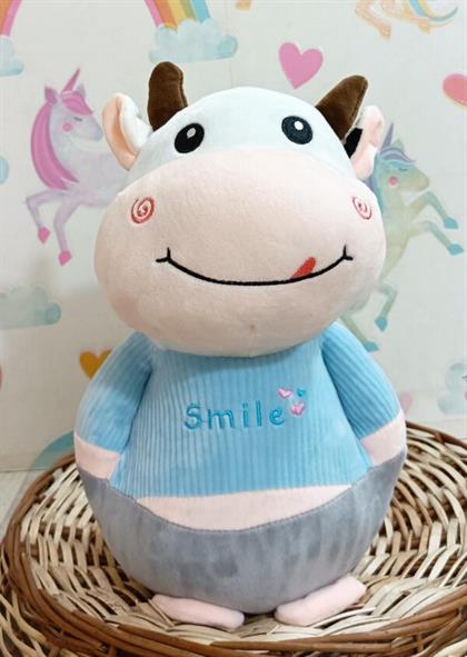 Smily Standing Cow Soft Toy Soft Toy Stuffed Animal Plush Teddy Gift For Kids Girls Boys Love6443