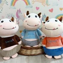 Smily Standing Cow Soft Toy Soft Toy Stuffed Animal Plush Teddy Gift For Kids Girls Boys Love6436