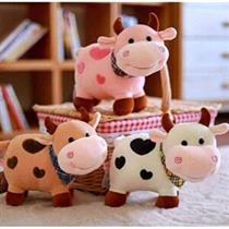 Standing Trumpet Cow Soft Toy Stuffed Animal Plush Teddy Gift For Kids Girls Boys Love6076