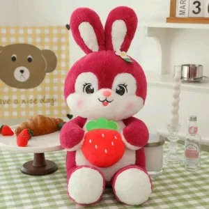 Strawberry Rabbit Teddy Premium 90 Cm Soft Toy Stuffed Animal Plush Teddy Gift For Kids Girls Boys Love9353