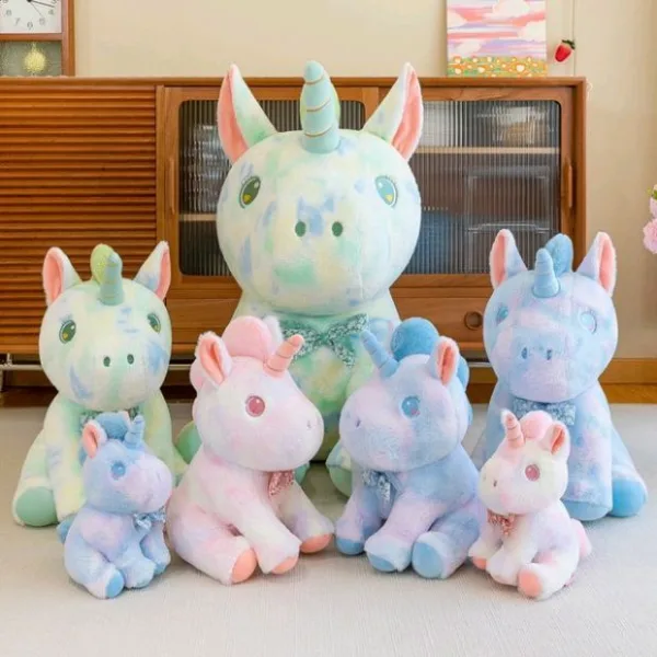 Unicorn Pony Kawai Fur Soft Toy Stuffed Animal Plush Teddy Gift For Kids Girls Boys Love9297