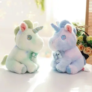 Unicorn Pony Kawai Fur Soft Toy Stuffed Animal Plush Teddy Gift For Kids Girls Boys Love9296