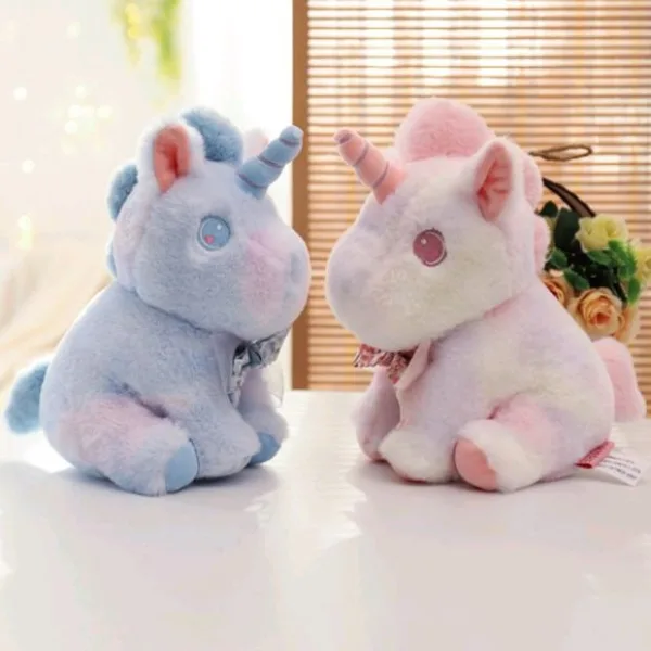 Unicorn Pony Kawai Fur Soft Toy Stuffed Animal Plush Teddy Gift For Kids Girls Boys Love9298