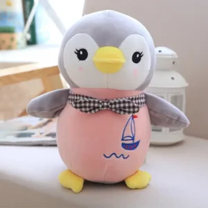 Muffler Penguin Pink, 30 Cm Soft Toy Stuffed Animal Plush Teddy Gift For Kids Girls Boys Love7413
