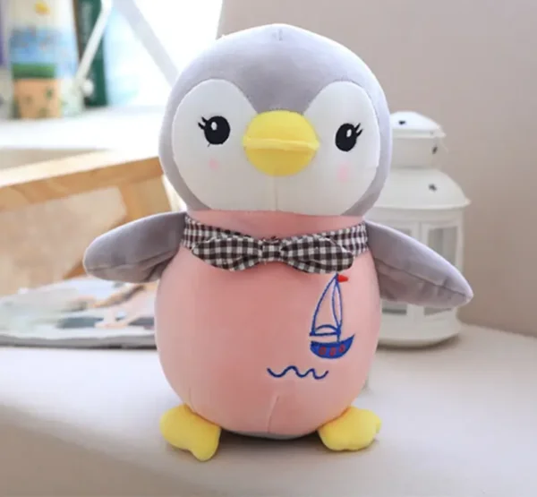 Muffler Penguin Pink, 30 Cm Soft Toy Stuffed Animal Plush Teddy Gift For Kids Girls Boys Love7413